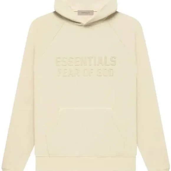 Essentials Fear of God Cream Hoodie - Picture 2 of 4